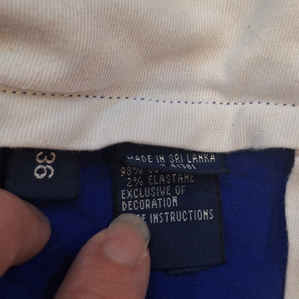 Polo Golf Ralph Lauren Shorts Mens 36 Blue Cotton Twill Stretch Crest Chino Golf - Picture 4 of 10